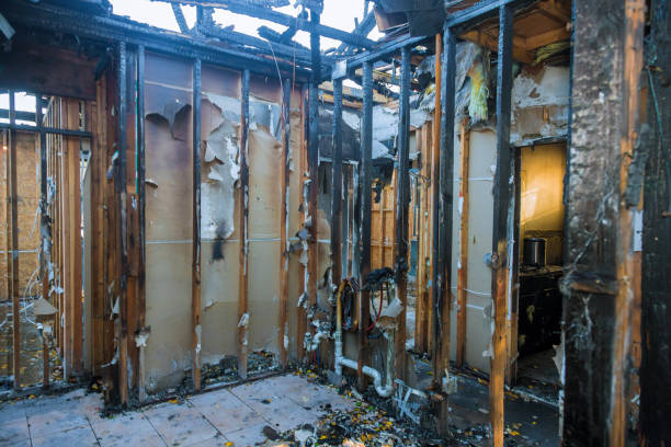 Professional Fire Damage Removal technician working in Warsaw, VA
